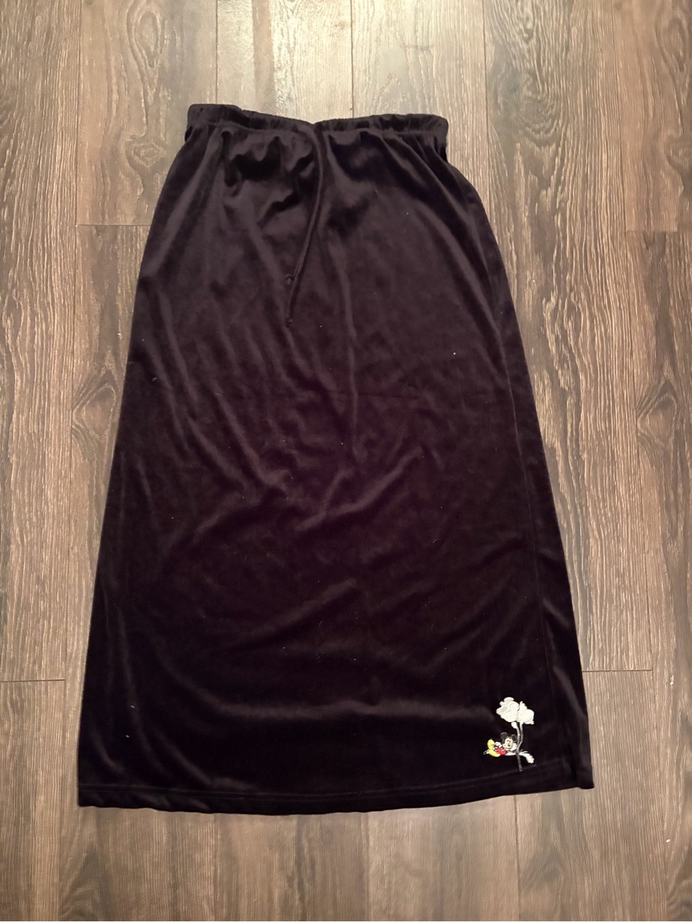 Vintage velvet Mickey skirt